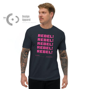 Rebel ❣ Fitted Cotton Tshirt.