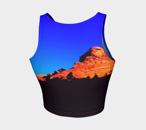 Red Rocks ⦁ Athletic Crop Top