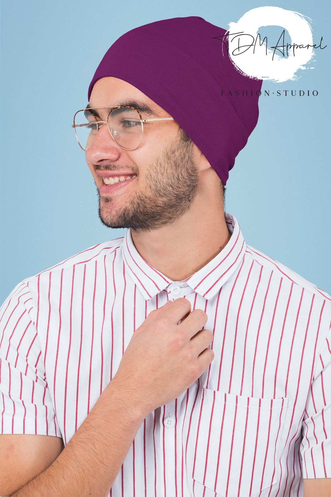 Solid Purple - beanie.