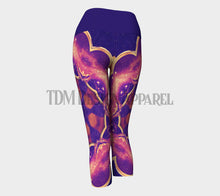 Load image into Gallery viewer, Purple Lotus ❣ Athletic Capris.