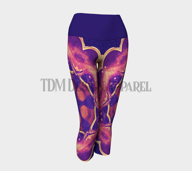 Purple Lotus ❣ Athletic Capris.