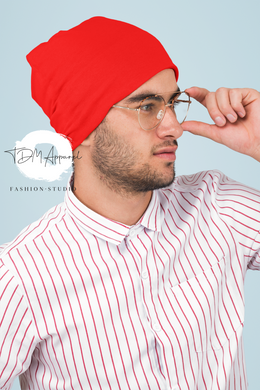 Solid Red - Athletic Beanie