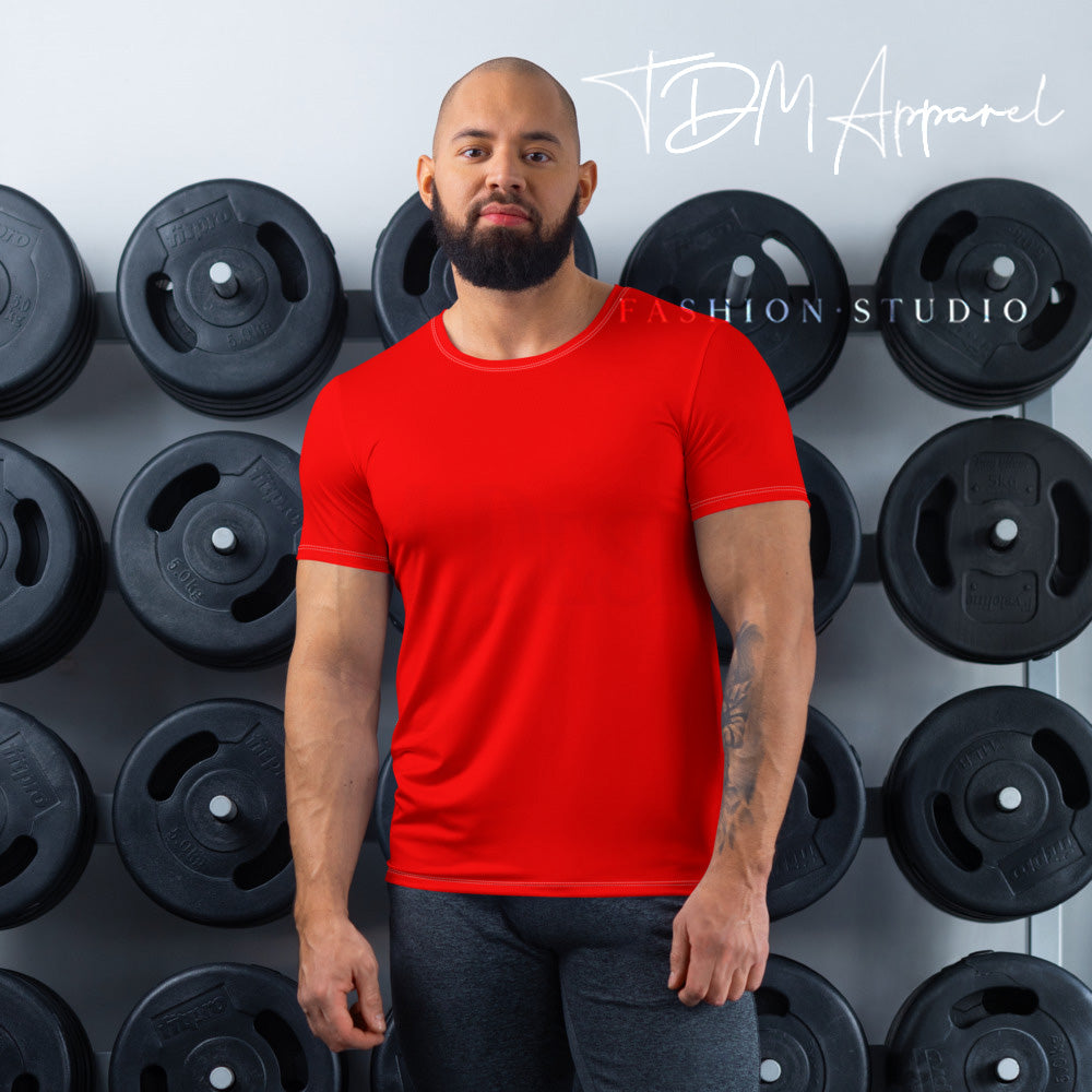 Solid Red - Sport T-shirt.