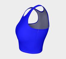 Load image into Gallery viewer, Colorado Sky Blue Athletic Crop Top