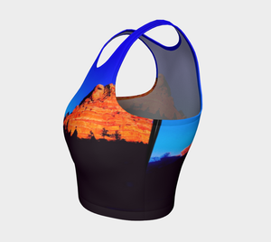 Red Rocks ⦁ Athletic Crop Top