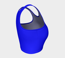 Load image into Gallery viewer, Colorado Sky Blue Athletic Crop Top